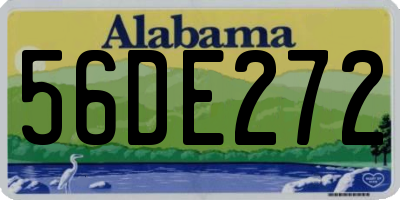 AL license plate 56DE272