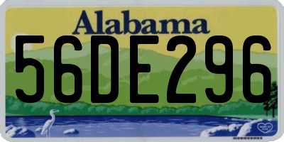 AL license plate 56DE296