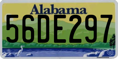 AL license plate 56DE297
