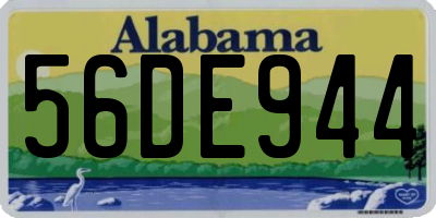 AL license plate 56DE944