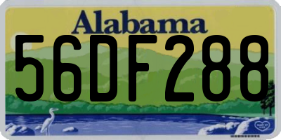 AL license plate 56DF288