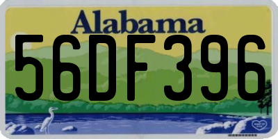 AL license plate 56DF396