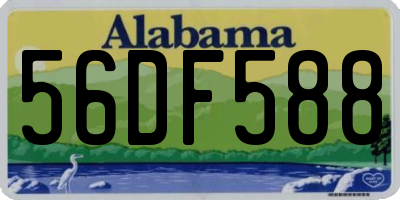 AL license plate 56DF588