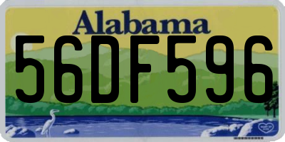 AL license plate 56DF596