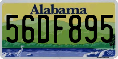 AL license plate 56DF895