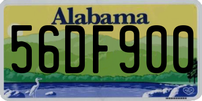 AL license plate 56DF900