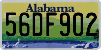 AL license plate 56DF902