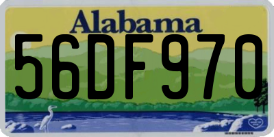 AL license plate 56DF970