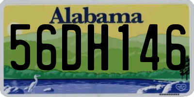 AL license plate 56DH146