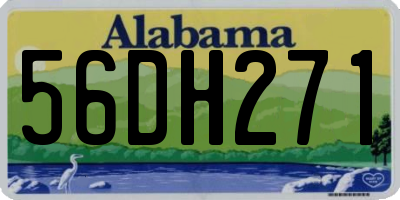 AL license plate 56DH271