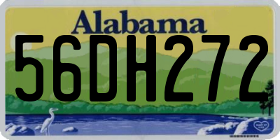 AL license plate 56DH272