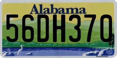 AL license plate 56DH370