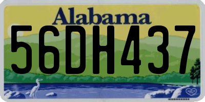 AL license plate 56DH437