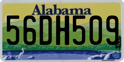 AL license plate 56DH509