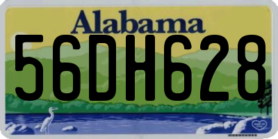AL license plate 56DH628
