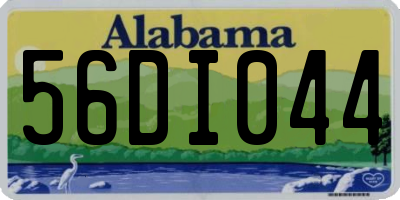 AL license plate 56DI044