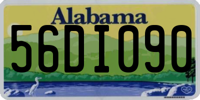 AL license plate 56DI090