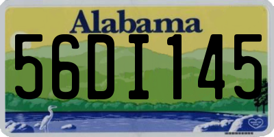 AL license plate 56DI145