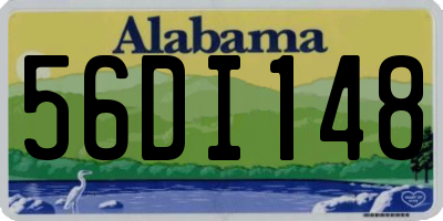 AL license plate 56DI148
