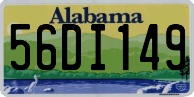 AL license plate 56DI149