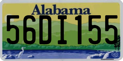 AL license plate 56DI155