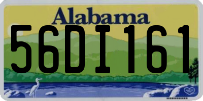 AL license plate 56DI161