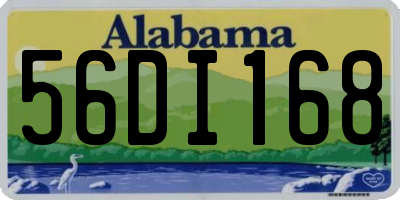 AL license plate 56DI168