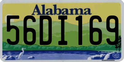 AL license plate 56DI169