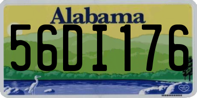 AL license plate 56DI176