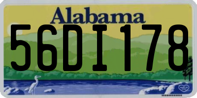 AL license plate 56DI178