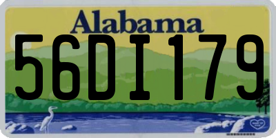 AL license plate 56DI179