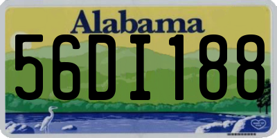 AL license plate 56DI188