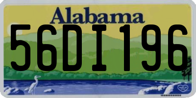 AL license plate 56DI196