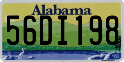 AL license plate 56DI198