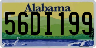 AL license plate 56DI199