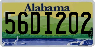 AL license plate 56DI202