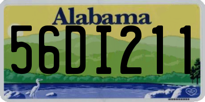 AL license plate 56DI211