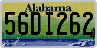 AL license plate 56DI262