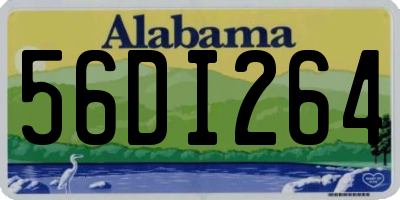 AL license plate 56DI264