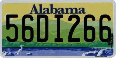 AL license plate 56DI266