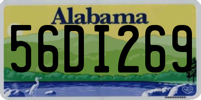 AL license plate 56DI269