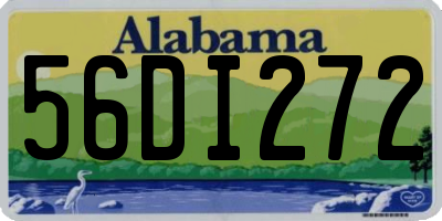 AL license plate 56DI272