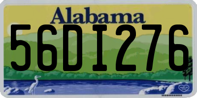 AL license plate 56DI276