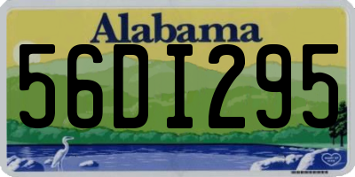 AL license plate 56DI295