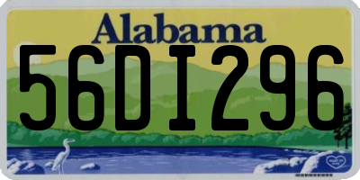 AL license plate 56DI296