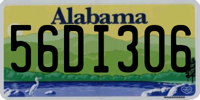 AL license plate 56DI306