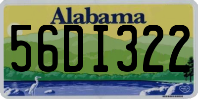 AL license plate 56DI322