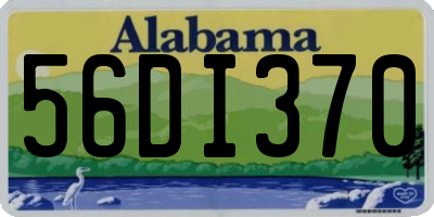 AL license plate 56DI370