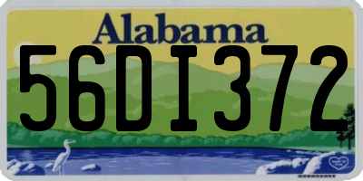 AL license plate 56DI372