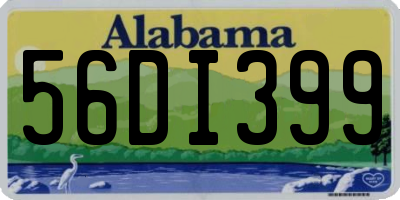 AL license plate 56DI399